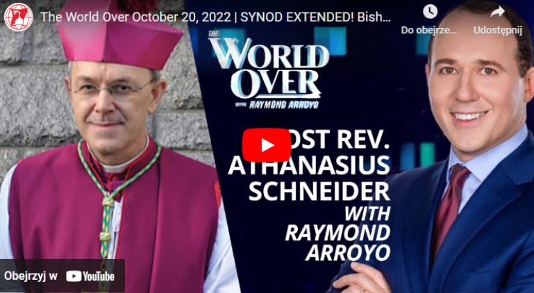 SYNOD EXTENDED! Bishop Athanasius Schneider with Raymond Arroyo